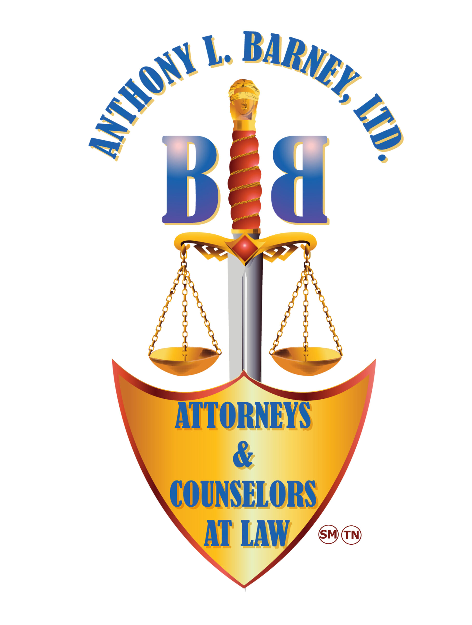 Anthony L. Barney Ltd. logo with trade symbols